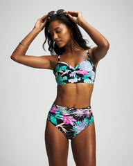 Enbliss Wireless Bikini - LUSH TROPICAL BLACK | Soma Women