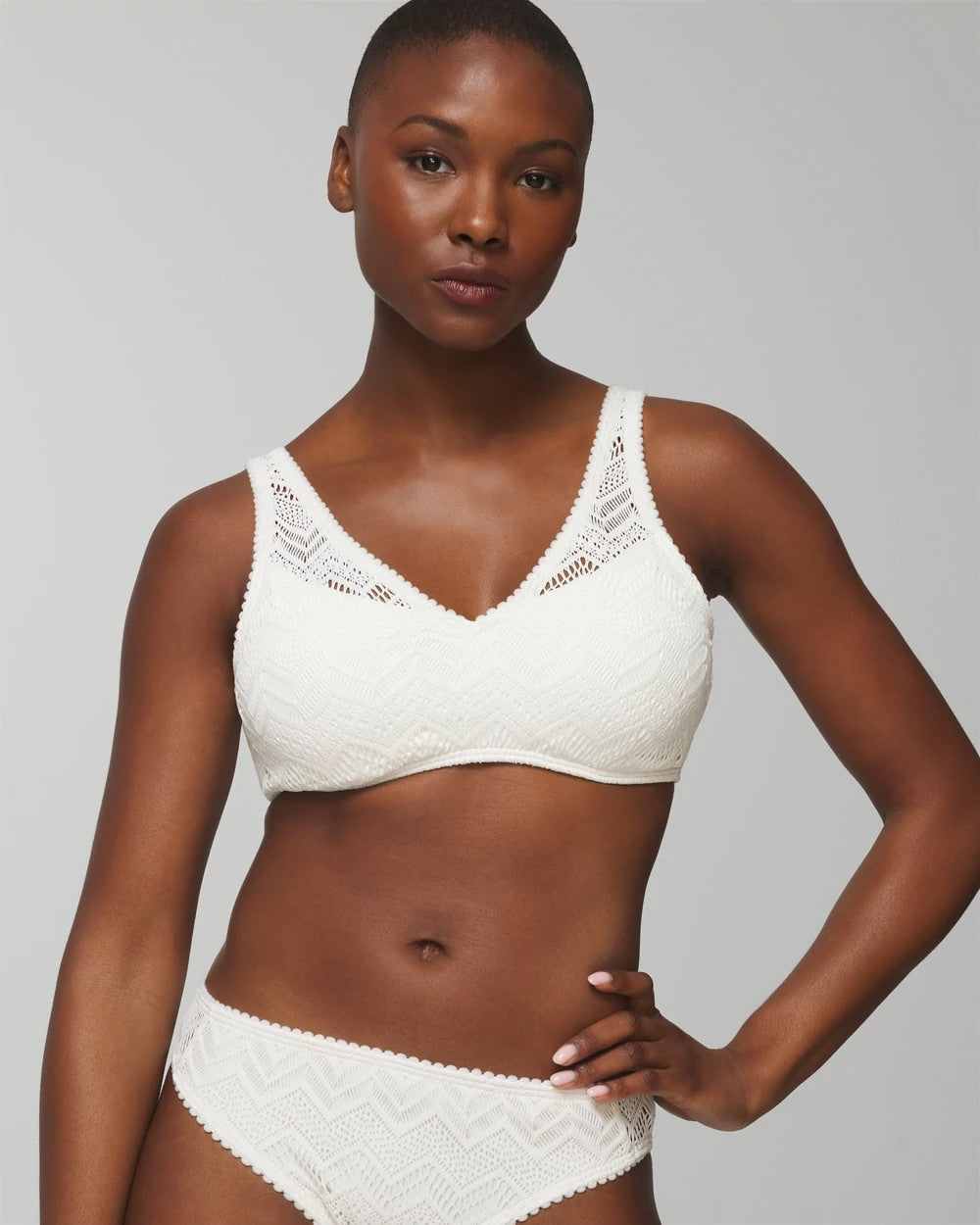 Crochet Bikini Top - COCONUT | Soma Women