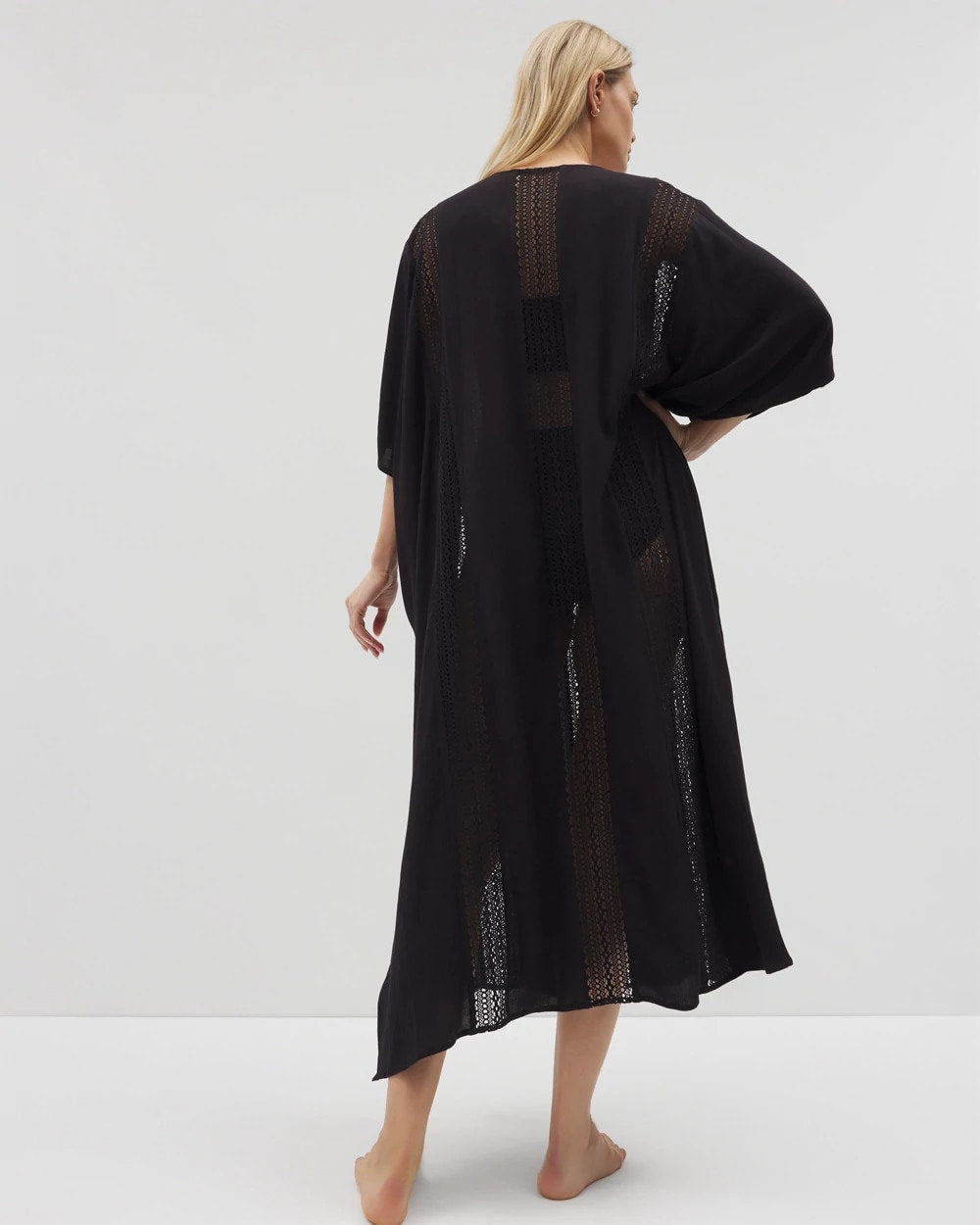 Caftan Cover-Up - BLACK | Soma Women