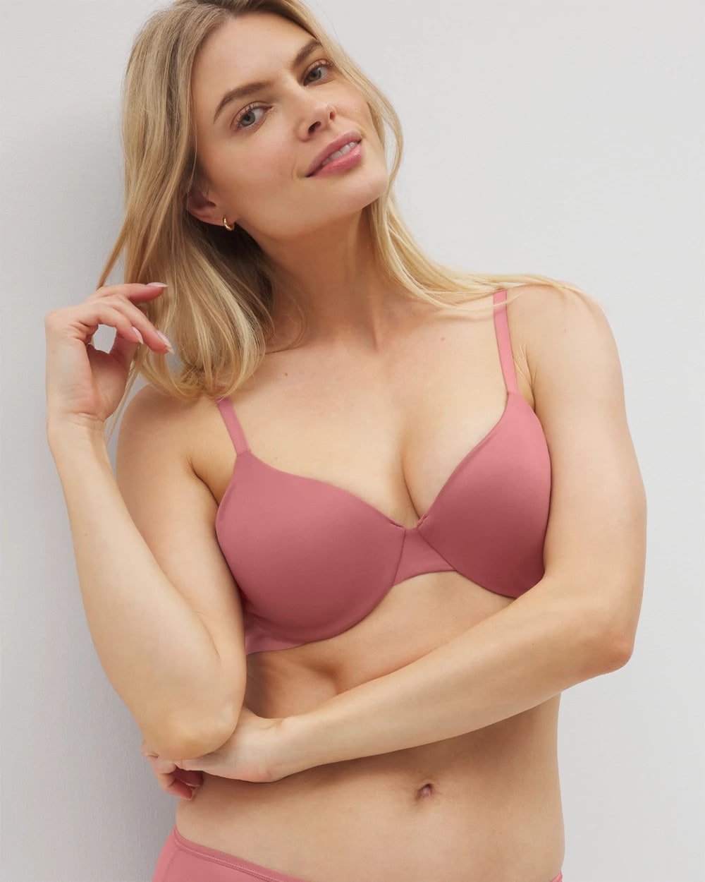 Unlined Perfect Coverage Bra - CLAY ROSE | Soma Women