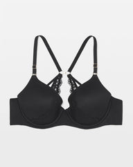 Perfect Coverage Convertible Bra with Lace back - BLACK | Soma Women