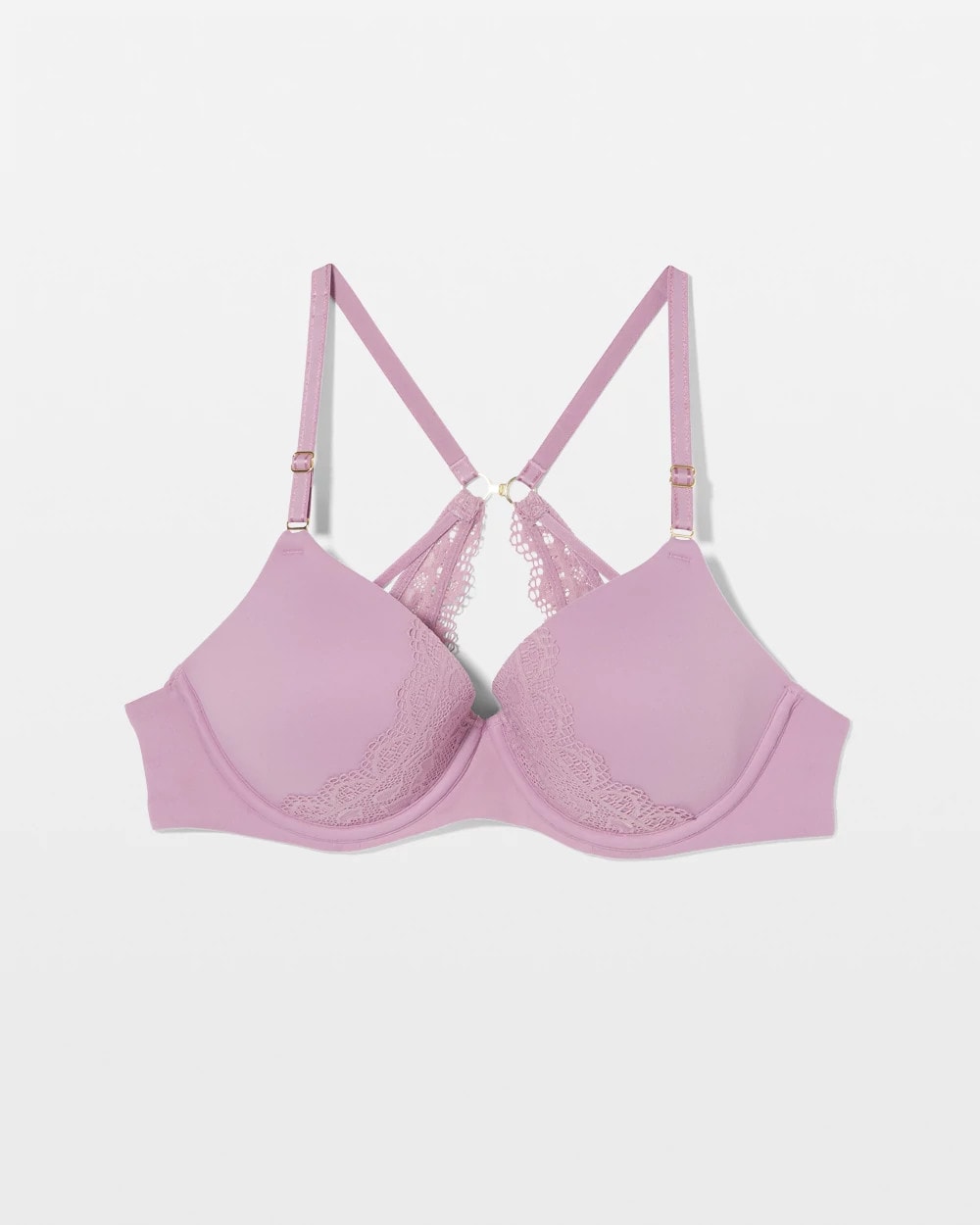 Perfect Coverage Convertible Bra with Lace back - LILAC WINE | Soma Women